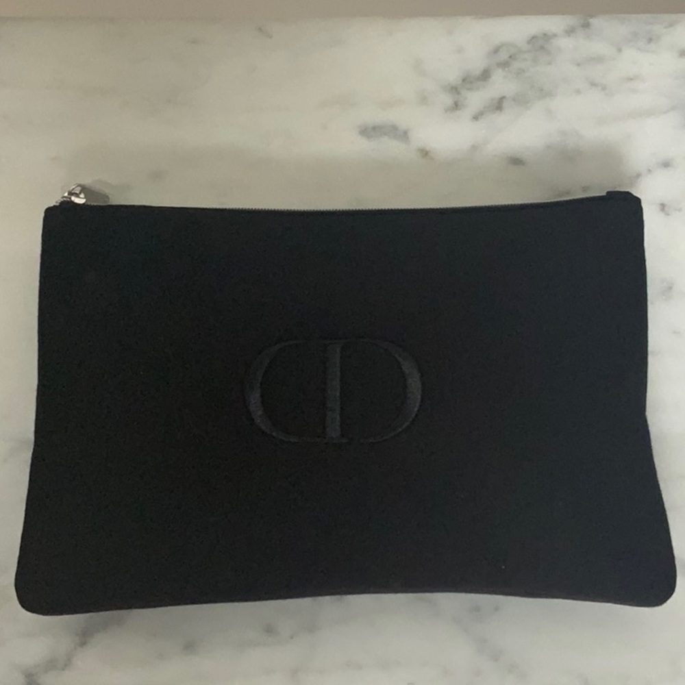 Dior CD Logo Pouch Cosmetic Bag - Picture 5 of 6